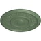Ekena Millwork Tyrone Ceiling Medallion (Fits Canopies up to 6 3/4"), Hnd-Painted Athenian Green, 16 1/8"OD x 3/4"P CM16TYAGF - alternate 4